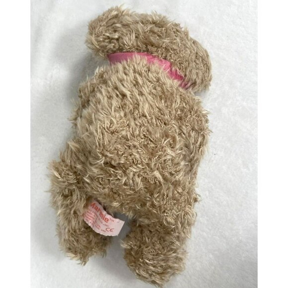 Russ Marmie Brown Teddy Bear in Pink Ribbon with Baby Bear Plush Stuff Toy 9.5in - Picture 6 of 7